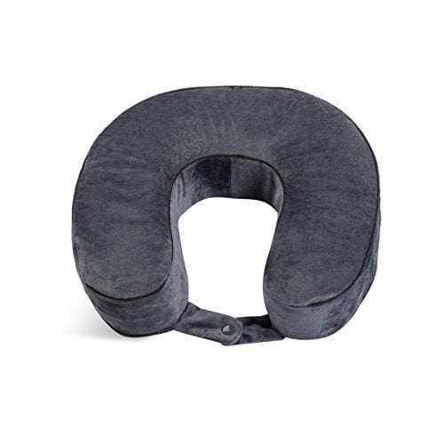 Best Amazon Basics Memory Foam Travel Neck Pillow with Removable Cover