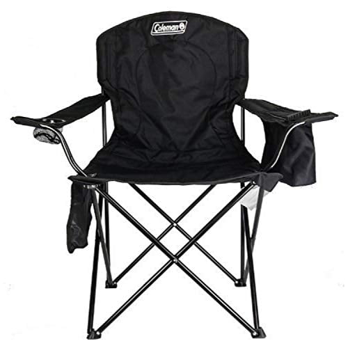 Best Amazon Basics Portable Folding Camping Chair With 4-Can Cooler