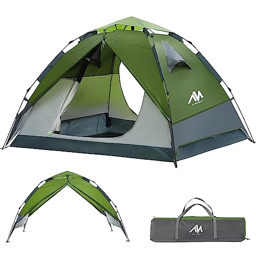 Best Ayamaya Pop Up Tents for Camping 3-4 Person Automatic Setup