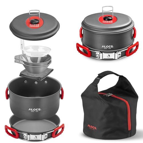 Best Camping Cookware Mess Kit Backpacking Cooking Set