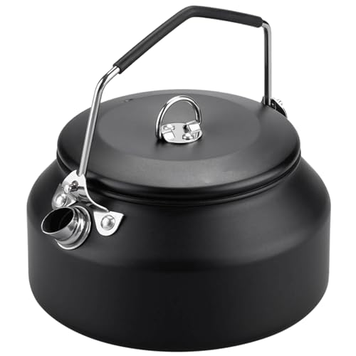 Best Camping Tea Kettle, 1 Liter Stainless Steel Camp Coffee