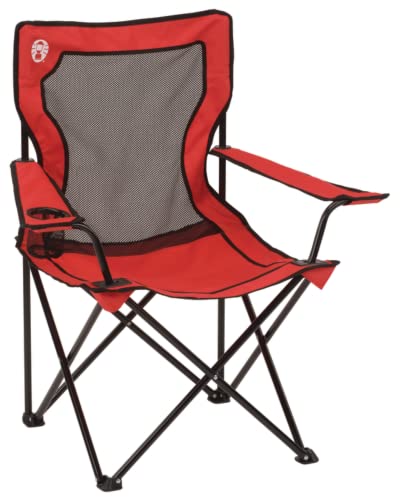 Best Coleman Broadband Mesh Quad Camping Chair With Cup Holder