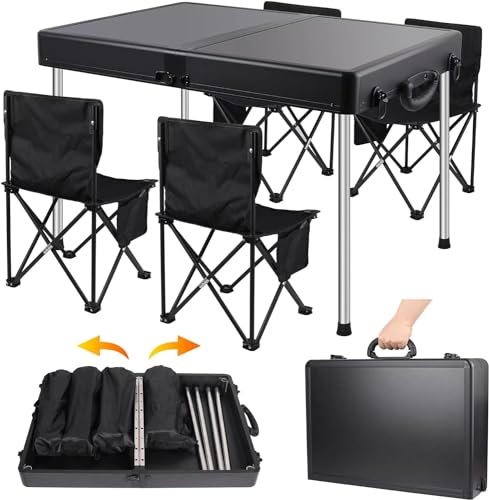 Best CSINPO Picnic Table and 4 Chairs for Camping