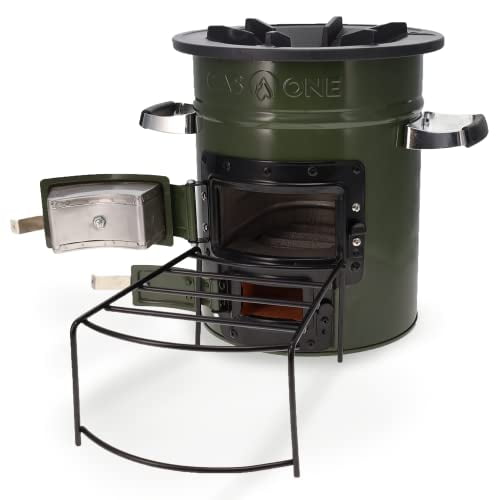 Best GasOne Premium Wood Burning Rocket Stove Camping