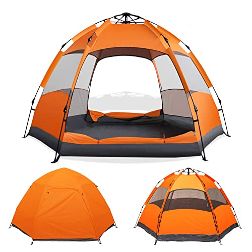 Best Instant Pop Up Camping Tent Easy Automatic Hydraulic Water Resistan