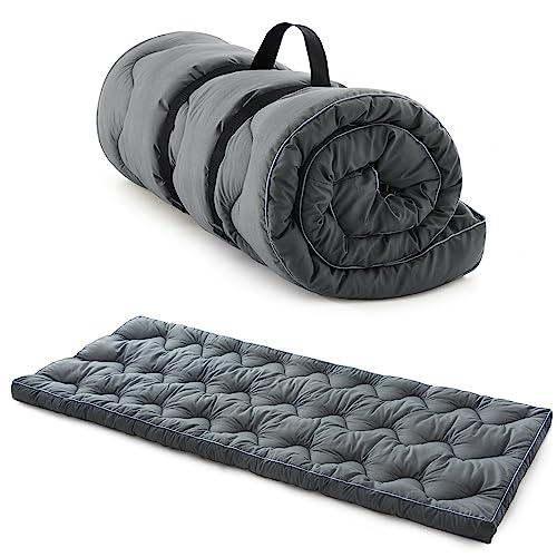 Best Jamdok Cotton Thick Sleeping Mat for Camp Bed (190 x 75 cm)