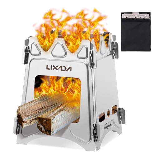 Best Lixada Portable Camping Stove Combo Wood Burning Stove