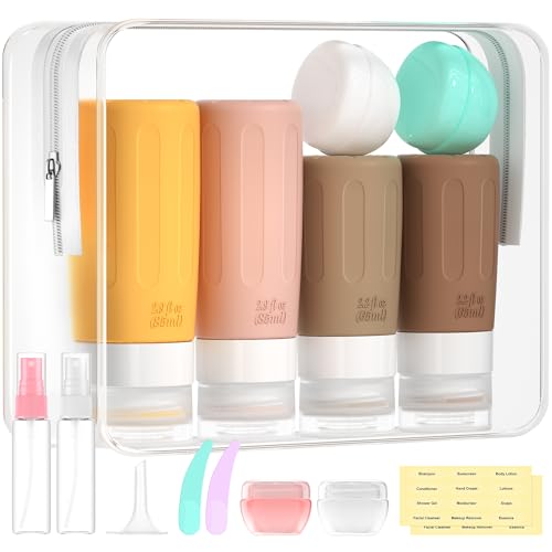 Best Morfone 16 Pack Silicone Travel Bottles Set for Toiletries