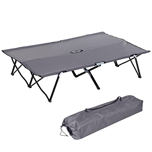 Best Outsunny Double Camping Bed Camping Cot