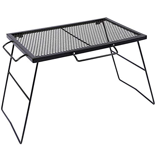 Best REDCAMP 2 in 1 Folding Camping Grill Grate