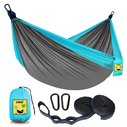 Best SZHLUX Camping Hammock Double & Single Portable Hammocks