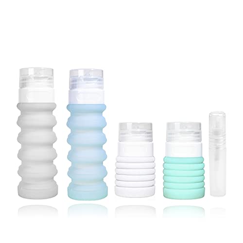 Best Top 4 Pack Silicone Travel Bottles for Toiletries