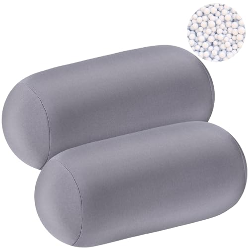 Best uminilife 31x17cm Micro Mini Microbead Roll Pillow Neck