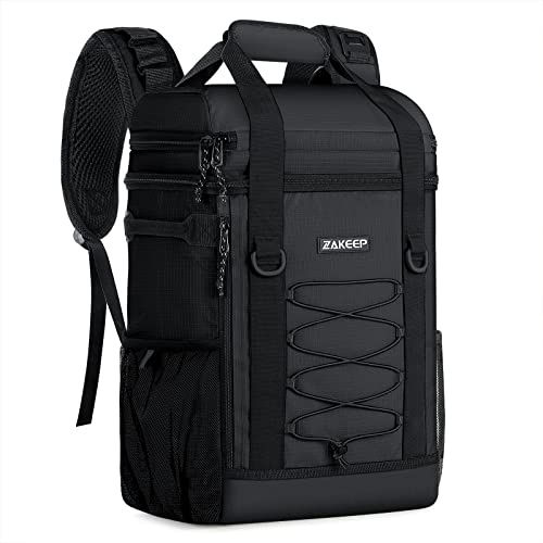 Best Zakeep Cooler Backpack With Padded Top Handle