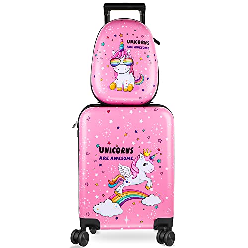 Best Kids Luggage And Backpack 18 With Hard Travel Suitcase