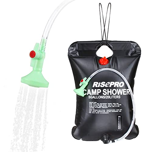 Best RISEPRO Solar Shower Bag Heating Camping Shower Bag